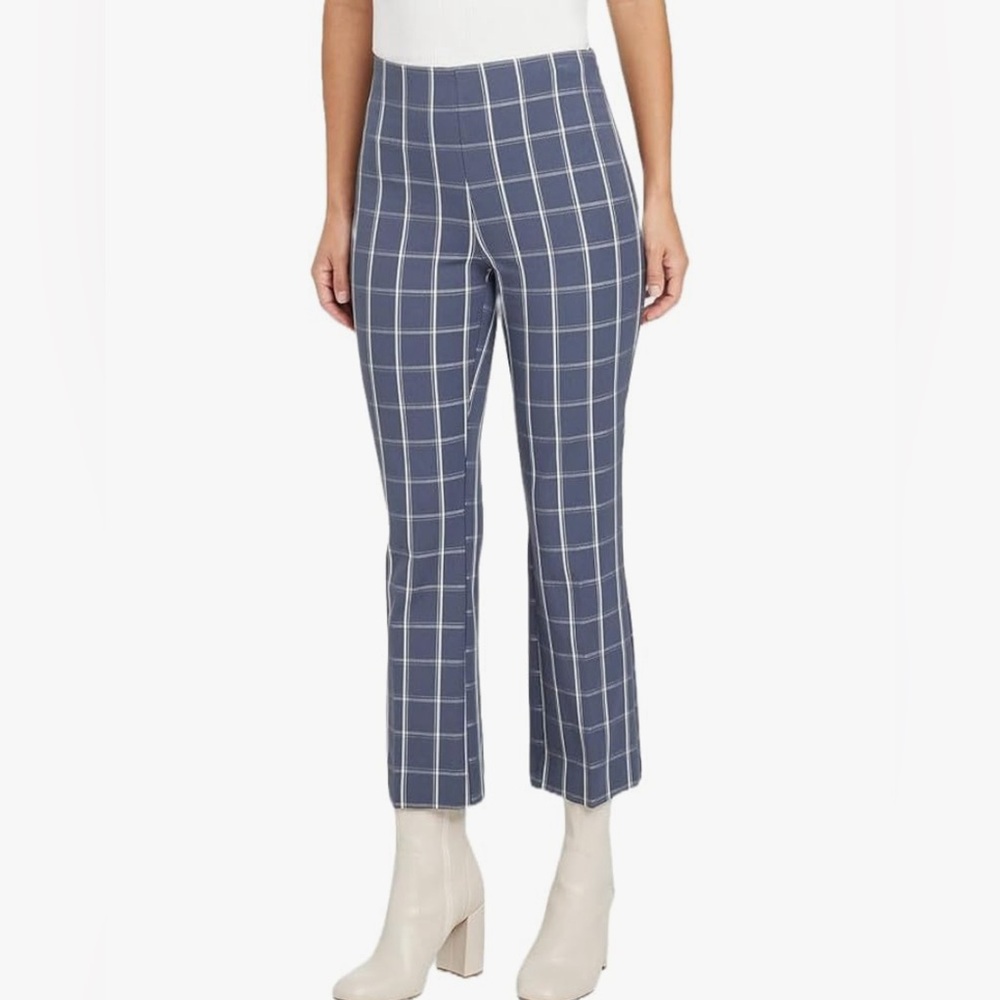 Cropped Kick Flare Pull On Pants
